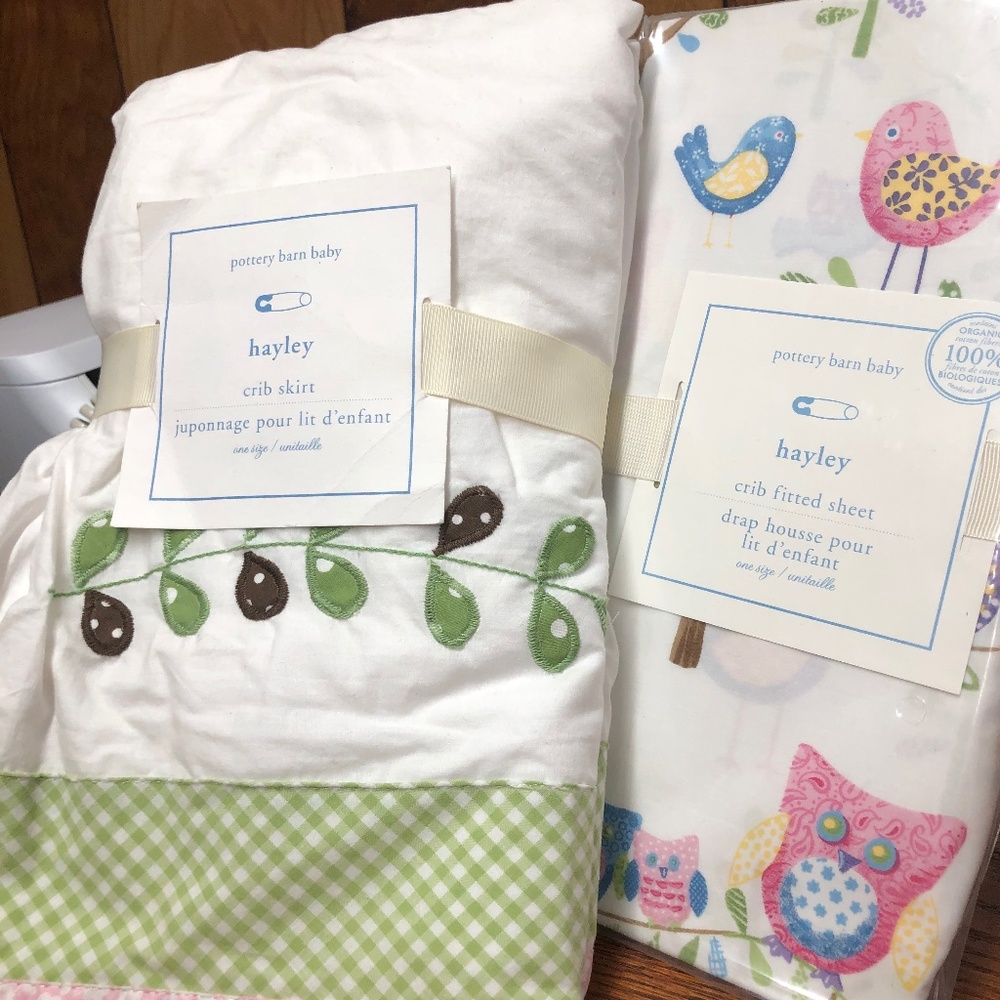 Pottery barn crib bedding